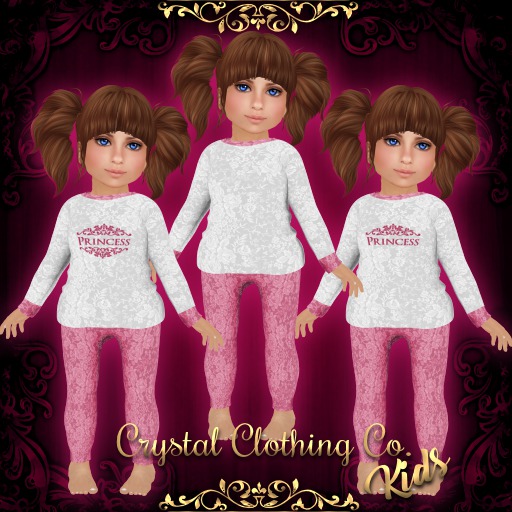 [CC Co. Kids] Princess Jammies - Rose (TD Baby & Kid)