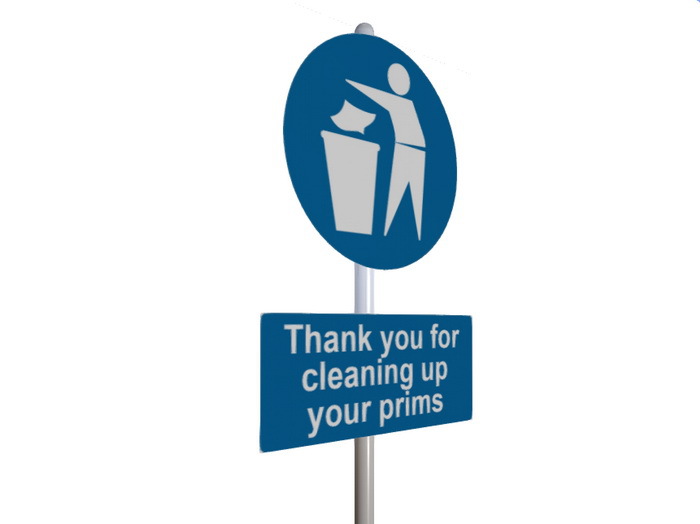 [Px] Clean Up Prims Sign