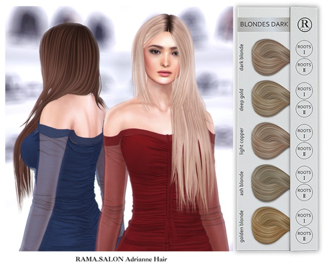 RAMA.SALON - Adrianne Hair 'BLONDES DARK'