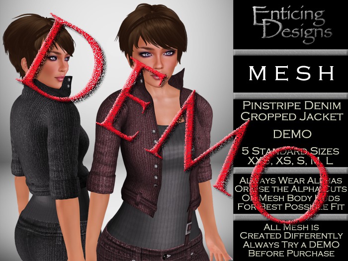 *ED DEMO Belted Cropped Jacket