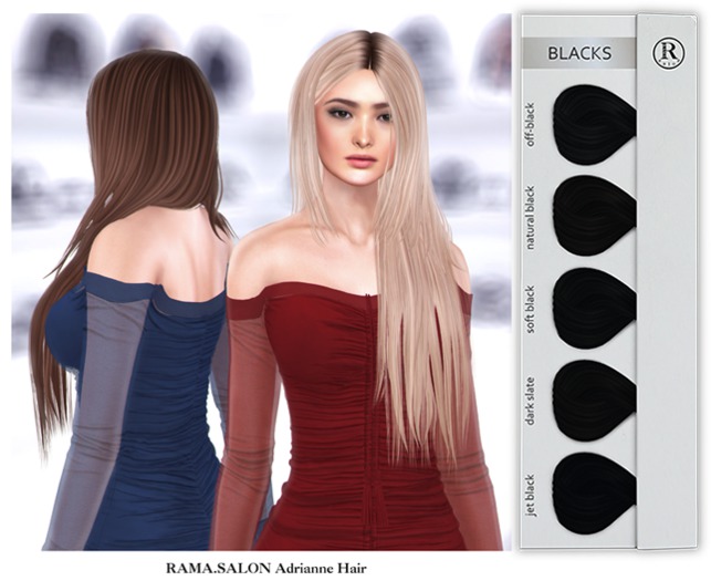 RAMA.SALON - Adrianne Hair 'BLACKS'