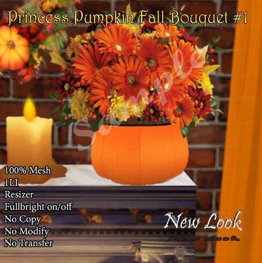 Princess Pumpkin Fall Bouquet #1