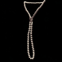 Dusty Pearls Long Loop Necklace