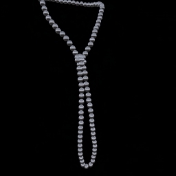Black Pearls Long Loop Necklace