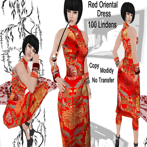 Red Oriental Dress