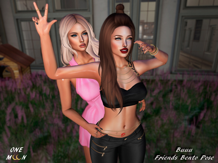 .::One Moon::. Buu Friends Pose Bento