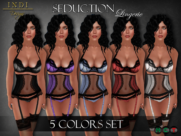 INDI Designs - Seduction Lingerie Full Set