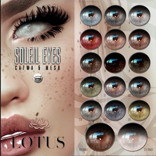 LOTUS. Soleil Eyes 16 RARE