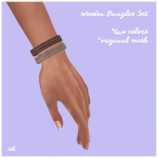 .ID. Wooden Bangles