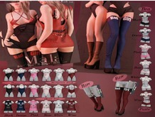 _CandyDoll_ Mala Skull Top Denim - Maitreya