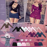 {le fil casse} Angelica Collection Skirt Hourglass Pink