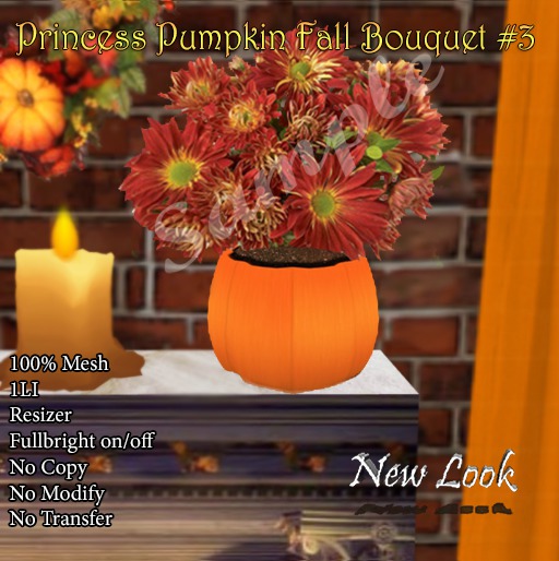 Princess Pumpkin Fall Bouquet #3