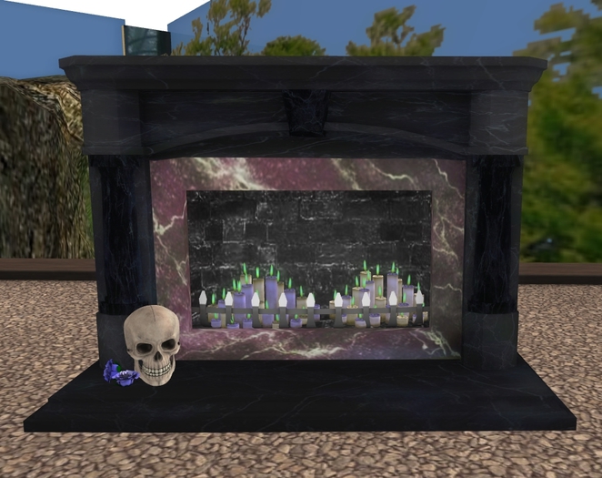 Gothic Gacha - Fireplace - RARE