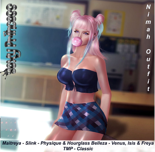 [Sexy Princess] Nimah Outfit - Slink Physique,Hourglass,Belleza Freya - Venus - Isis ,Maitreya, TMP, Classic