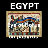Egypt - Eye of Horus on papyrus