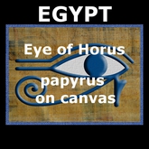 Egypt - Eye of Horus papyrus on canvas
