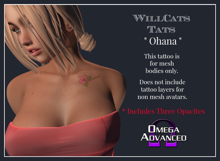 WillCat's Tats  OHANA TATTOO