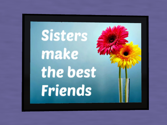 Sisters make Gift Plaque