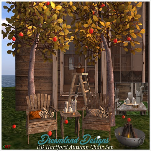 DD Hartford Autumn Chair Set Boxed