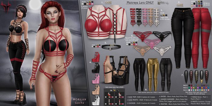 **RE** Morgan Panties - Red - Common
