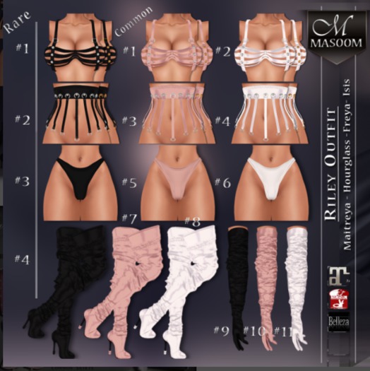 [[ Masoom ]] Riley Panties Lara pink