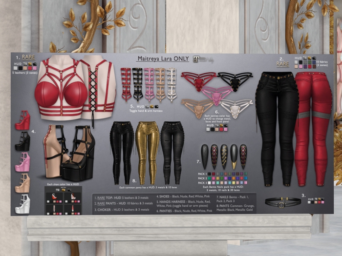 **RE** Morgan Pants - Metallic Gold - Common + 4 items