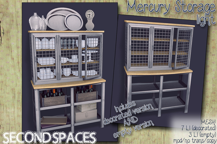 Second Spaces - Mercury Storage - light (bxd2)