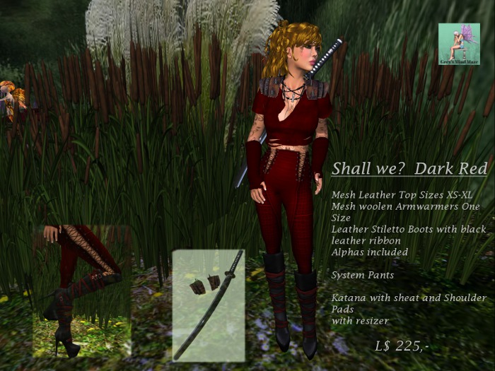 Grey's Shall we? Dark Red