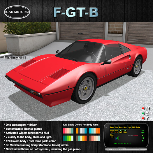 G&D MOTORS F-GT-B