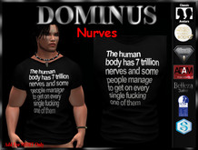 ~DOMINUS~Nerves  TSHIRT (BOXED)