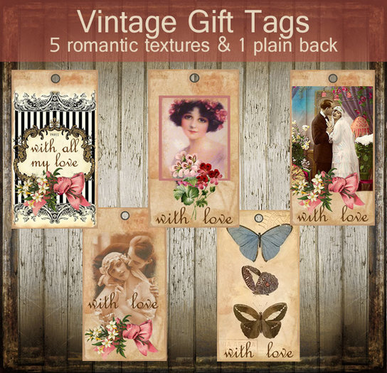Vintage gift tags 
