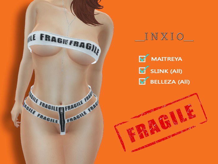 -X- FRAGILE White *ADD ME*