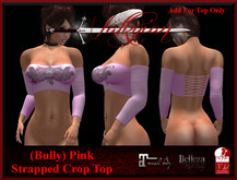 ~Valkyrian~(Bully Pink) Strapped Crop Top(BOXED)