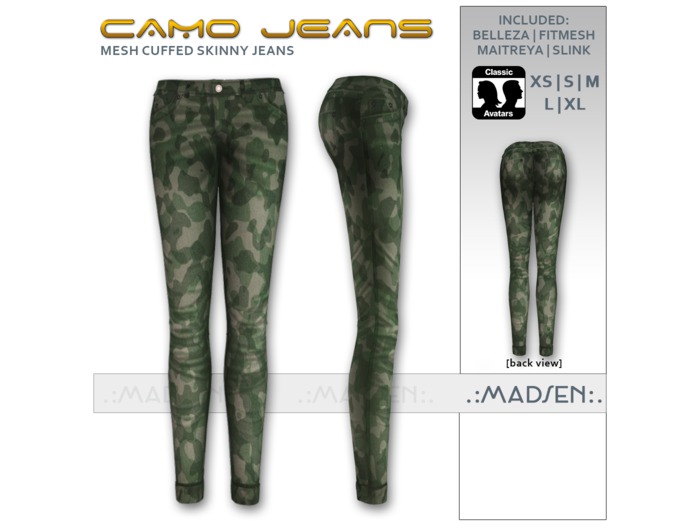 .:MADSEN:. Camo Jeans