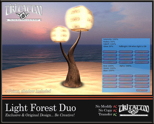 Tiki Tattoo - Tiki Light Forest Duo  box
