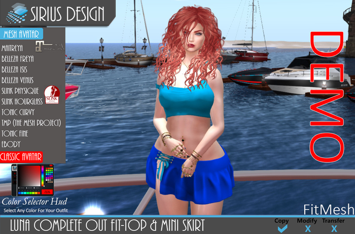 Sirius Design Luna Complete Outfit Boxed  ==DEMO==