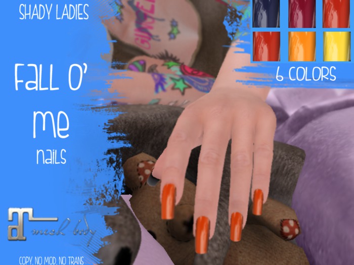 Shady Ladies-  Fall O' Me Nails- Maitreya [BOXED]