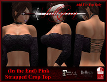 ~Valkyrian~(In the End)Pink Strapped Crop Top(BOXED)