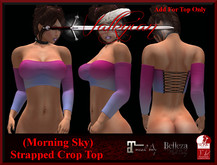 ~Valkyrian~(Morning Sky) Strapped Crop Top (BOXED)