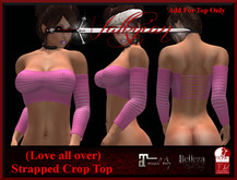 ~Valkyrian~(Love All Over) Strapped Crop Top(BOXED)