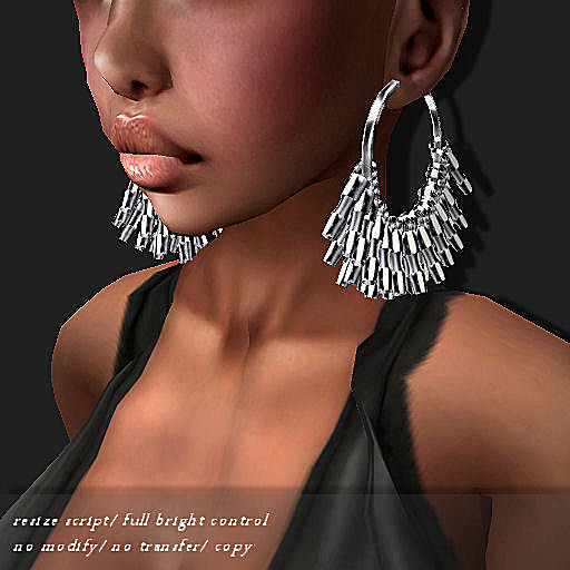 EARRING FLG PLATINUM       -RYCA-