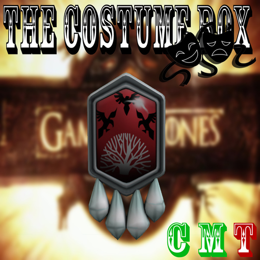 TCB-GoT Lady's Broach- BLACKWOOD