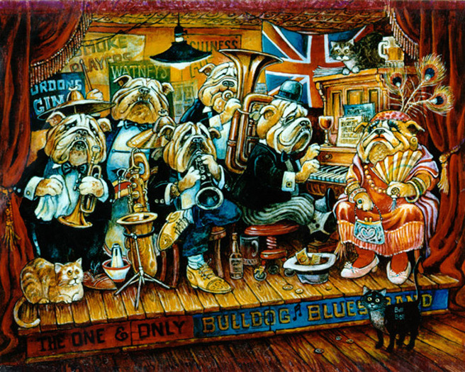 Bulldog Blues Poster