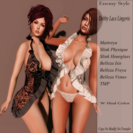 Enemy Style: Debby Lace Lingerie 