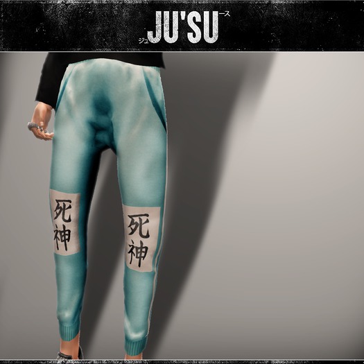 [Ju'Su] Shinigami Sweatpants Light Blue