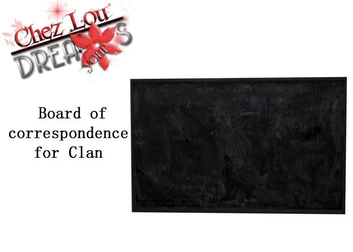 *Chez Lou*HUD*WEAR & UNPACK* Board of correspondence