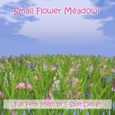 T-Spot Mesh - Small Flower Meadow  - Full Perm - LI=0.5