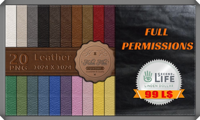 FULL PERM TEXTURES LEATHER