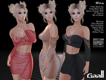 Gaall Mina Outfit - Maitreya - Slink P, H - Belleza V, I, F - 14 Texture Mix & Match