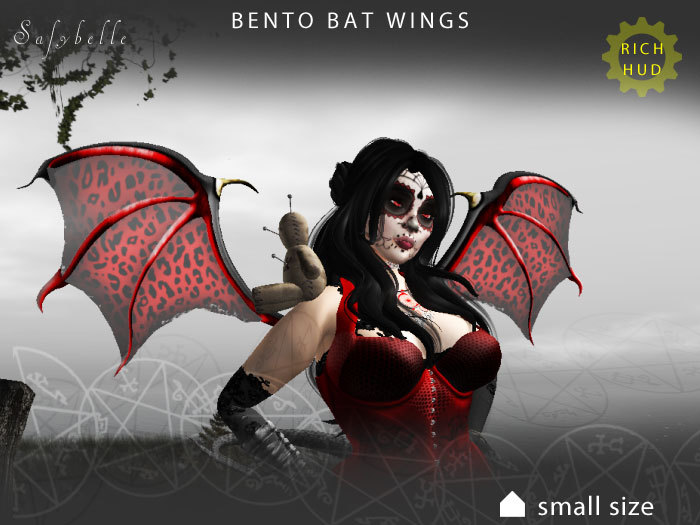 @Safybelle  [DEMO]  Bento  BAT  WINGS  v1.1 SMALL